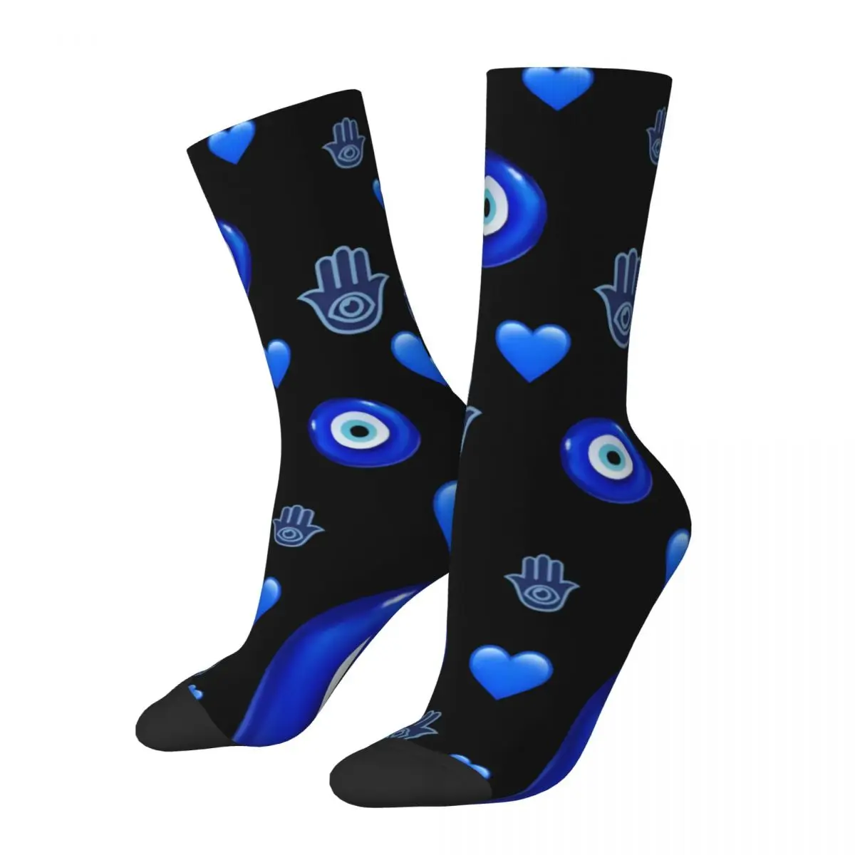 

Evil Eye Unisex 3D Print Mens Socks Innovatively Middle Tube Harajuku Sock