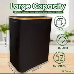 Recycling Bin Trash Can Multipurpose Recyclable Easy Waste Sorting Foldable Recycling Waste Bin for Dorm Living Room Home