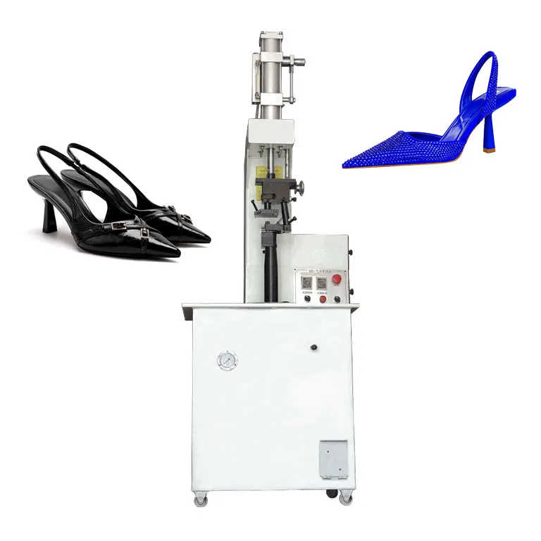 Semi Automatic Single Head Hydraulic Pneumatic Heel Nailing Machine For Leather Shoes