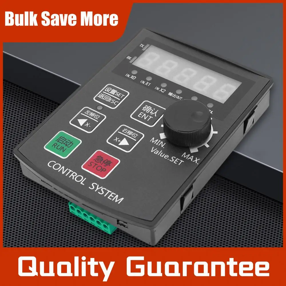 

HF020 5 Digit Display Limit Communication Motor Controller DC12-24V 85KHz Servo Preset Control Module Panel System Kit for CNC