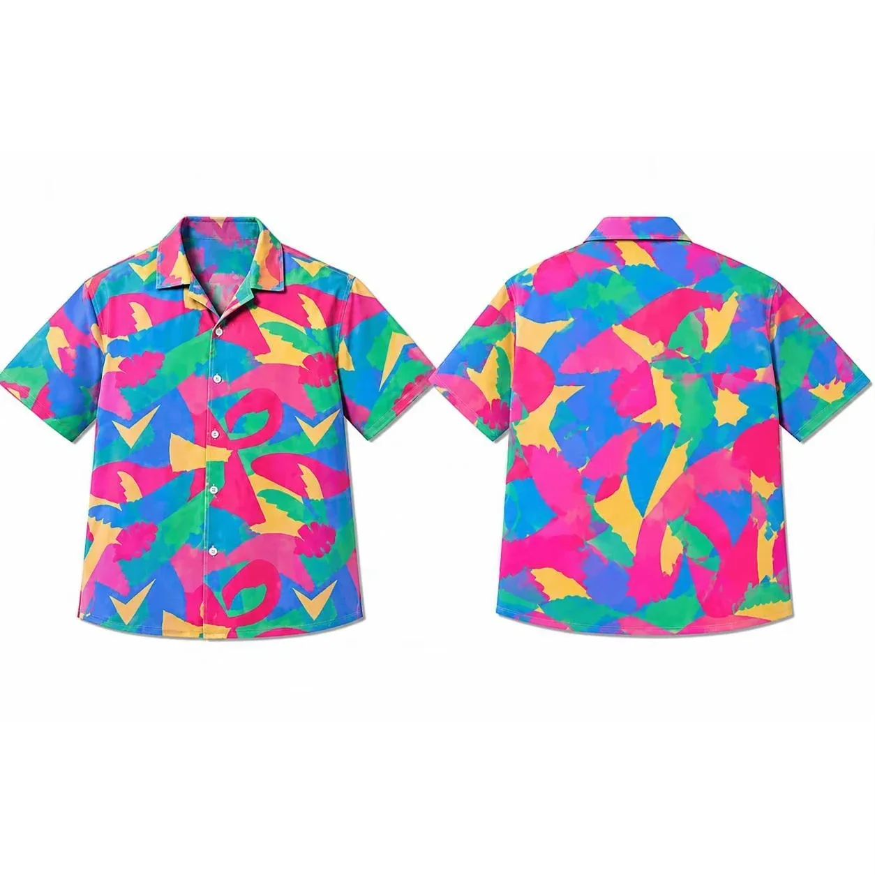 Carnival Shirts For Men Women Fashion Festival 3d Printed Short Sleeve Button Down Shirt New Dress Up Evening Party Shirts Top