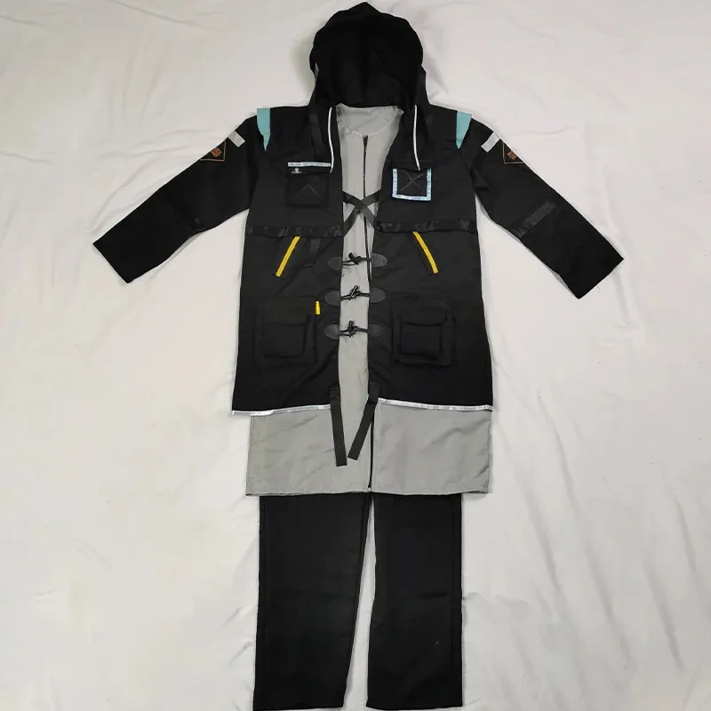 코스프레 의상 할로윈 로즈 아일랜드 닥터 다르드블루 의상 바지 마스크 장갑 룽멘 코인스;3'v,6.h;8' 포함 풀 세트