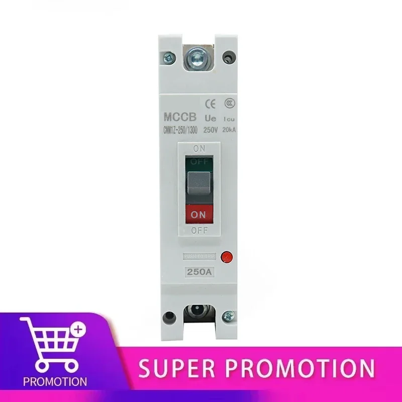 Caja moldeada Solar disyuntor de CC MCCB protección contra sobrecarga Protector de interruptor fotovoltaico PV 150A 250A aislador de batería