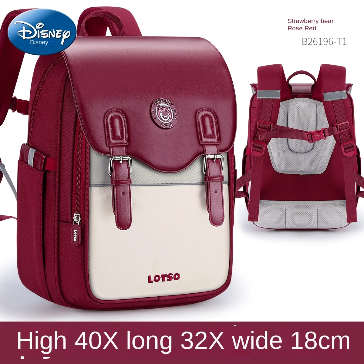 Disney Lotso School Bag For Boy Girl Spider Man Primary Student Shoulder Orthopedic Backpack Large Capacity Kids Gifts Mochilas