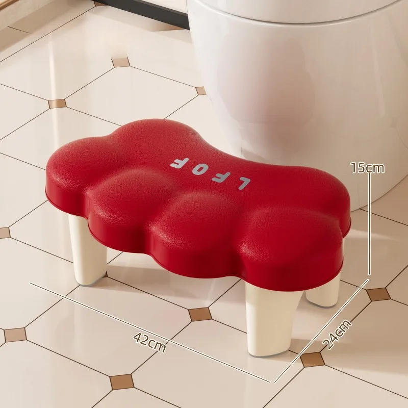 2026 Creative Footstool Bathroom Toilet Дизайнерская Мебель Taburetes Madera Muebles Multifuncionales Tabouret Stools