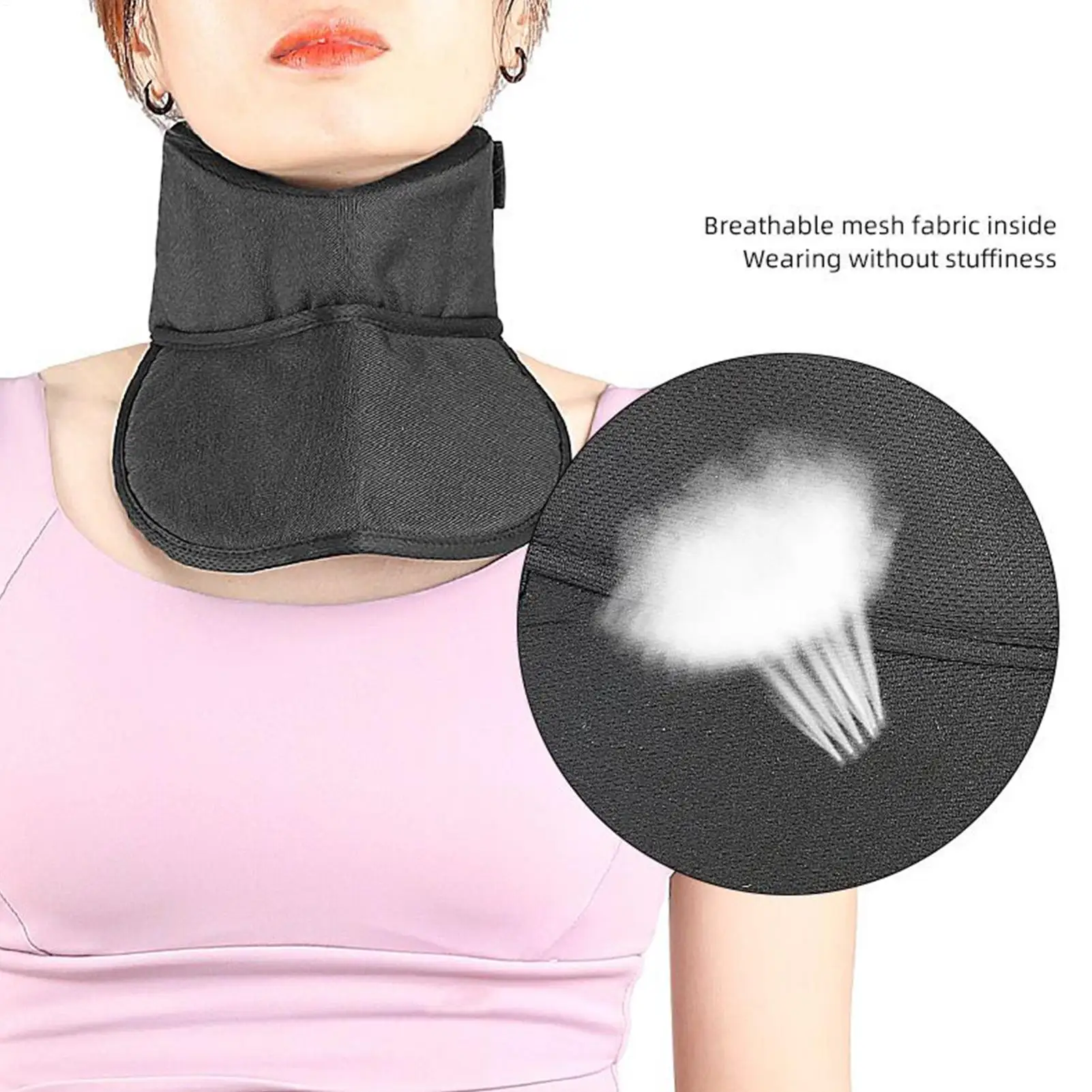 Hockey Neck Guard Cushioning Protection Sports Protective Gear Soft Hockey Neck Protector for Youth Teens Adult Players Women