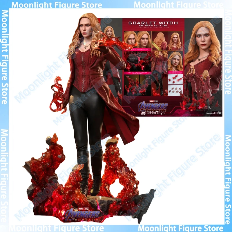 

In Stock 100% Original HotToys DX35 DX36AE Scarlet Witch 1/6 Anime Action Figure Toy Gift Model Collection