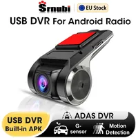 Srnubi For Car DVD Android Player Navigation Full HD Car DVR USB ADAS Dash Cam Head Unit Auto Audio Voice Alarm LDWS G-Shock