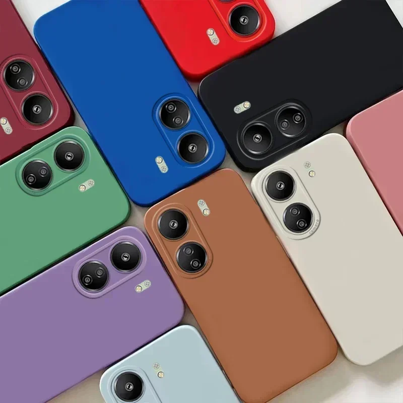 Para Redmi 13C funda Xiaomi Redmi 13C Capas lente Protector de cámara Color de silicona a prueba de golpes TPU Fundas suaves Redmi 13C 13 C