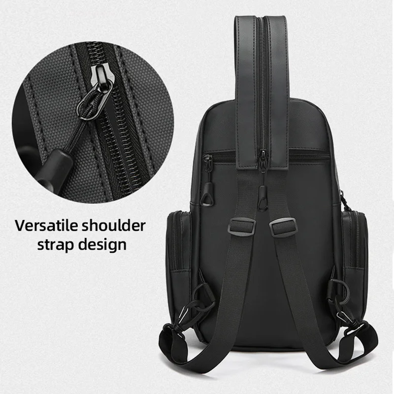 Lightweight Chest Bag Travel Multi Pocket Backpack Outdoor Camping Climbing Handbag Small Sport Weekend School Satchel Purse
