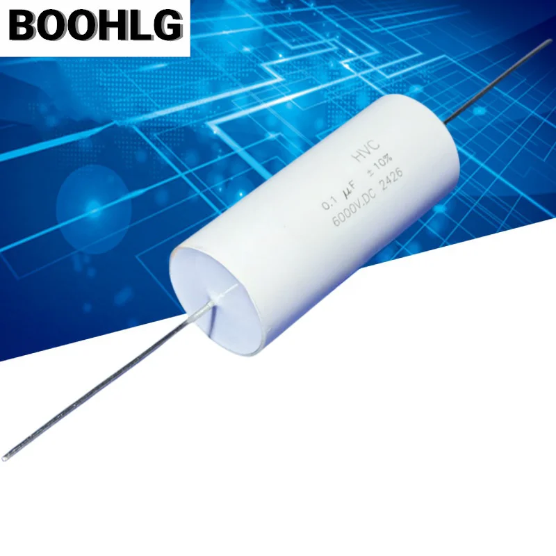 1PCS 0.1UF 6000V 2400Vac 6KVDC 104 6KV 100nF MS Non Inductive High Voltage Thin Film Capacitor