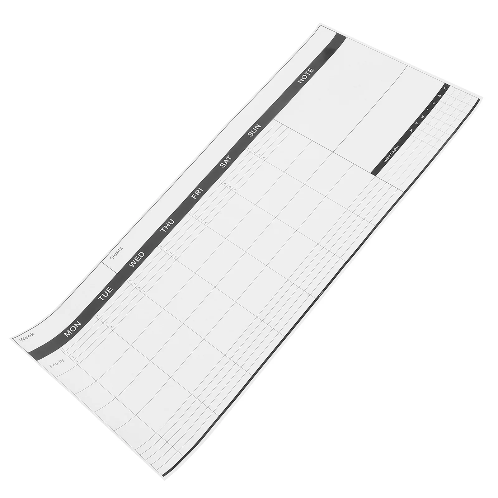 Erasable Blackboard Dry Wall Chart Whiteboard Calendar Coated Paper Small Dualsided Planner Weekly Schedule Board