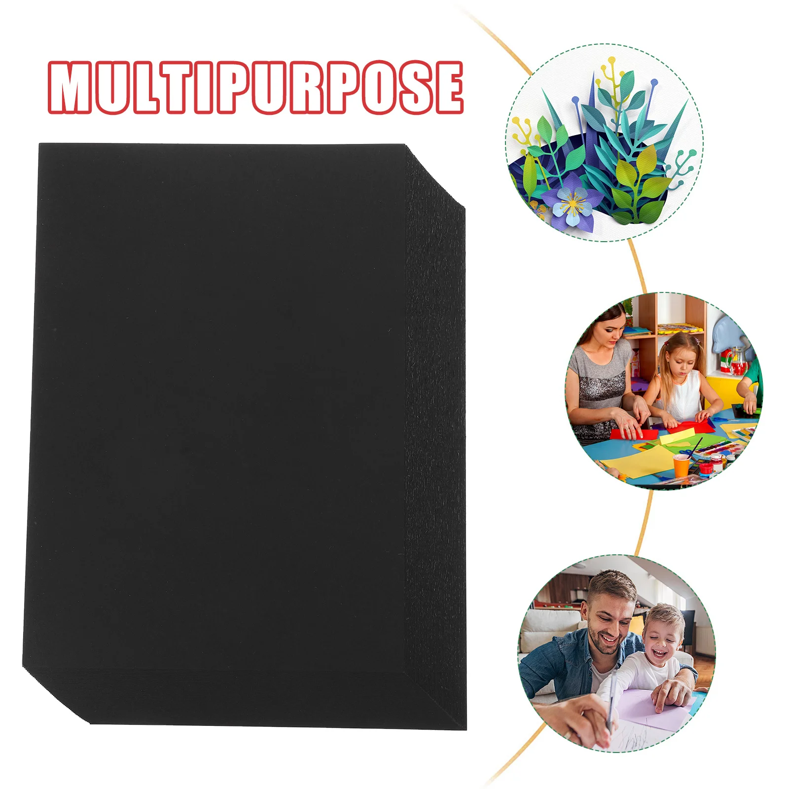 

100 Pcs Papers Colored Craft Paper for Kids Scrapbook DIY Projects Decorative Sheets H made Art Supplies