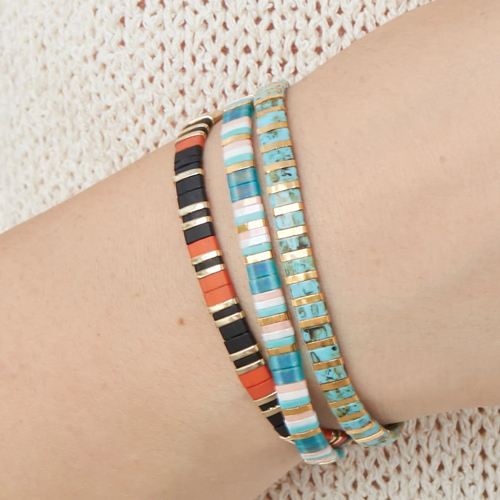 ZMZY Bohemian Handmade Original MIYUKI Tila Bracelet Beads String Bracelet Trendy Adjustable Women Mens Braclets Jewelry Gift