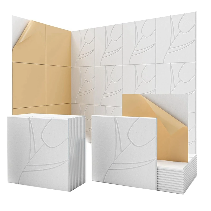 12 Pack Soundproof Wall Panels, 12X12x0.4Inch Self-Adhesive Sound Proof Panels For Home, Recording Studio, Office