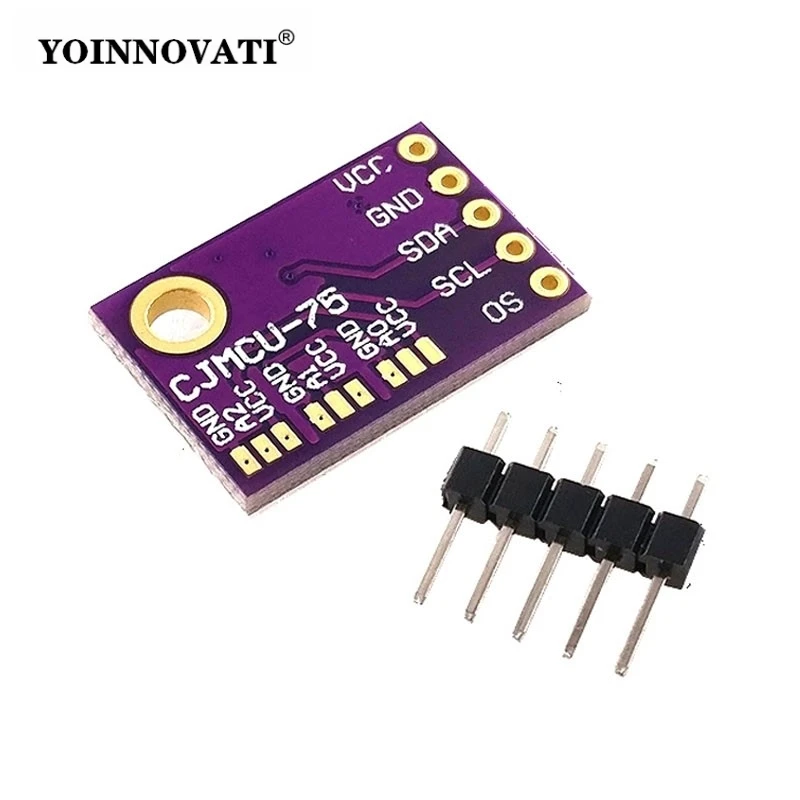LM75 CJMCU-75 Temperature Sensor Module High Speed I2C IIC Interface High Precision Development Board for Arduino LM75A
