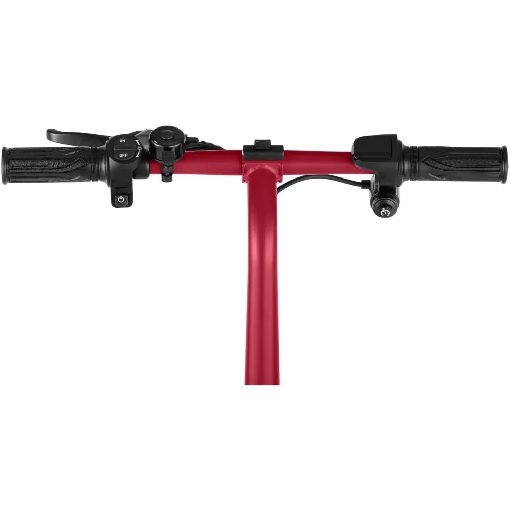 Tt للدراجة الكهربائية القابلة للطي، سهلة الطي، مقبض حمل مدمج، خانق ملتوي، حتى 15.5 ميل في الساعة، للأعمار من 13 سنوات فما فوق #4