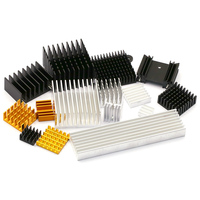 Multi Size Aluminum Heatsink Radiator Heat Sink for Electronic IC LED RAM MOS Raspberry Pi Cooling with Thermal Adhesive Tape