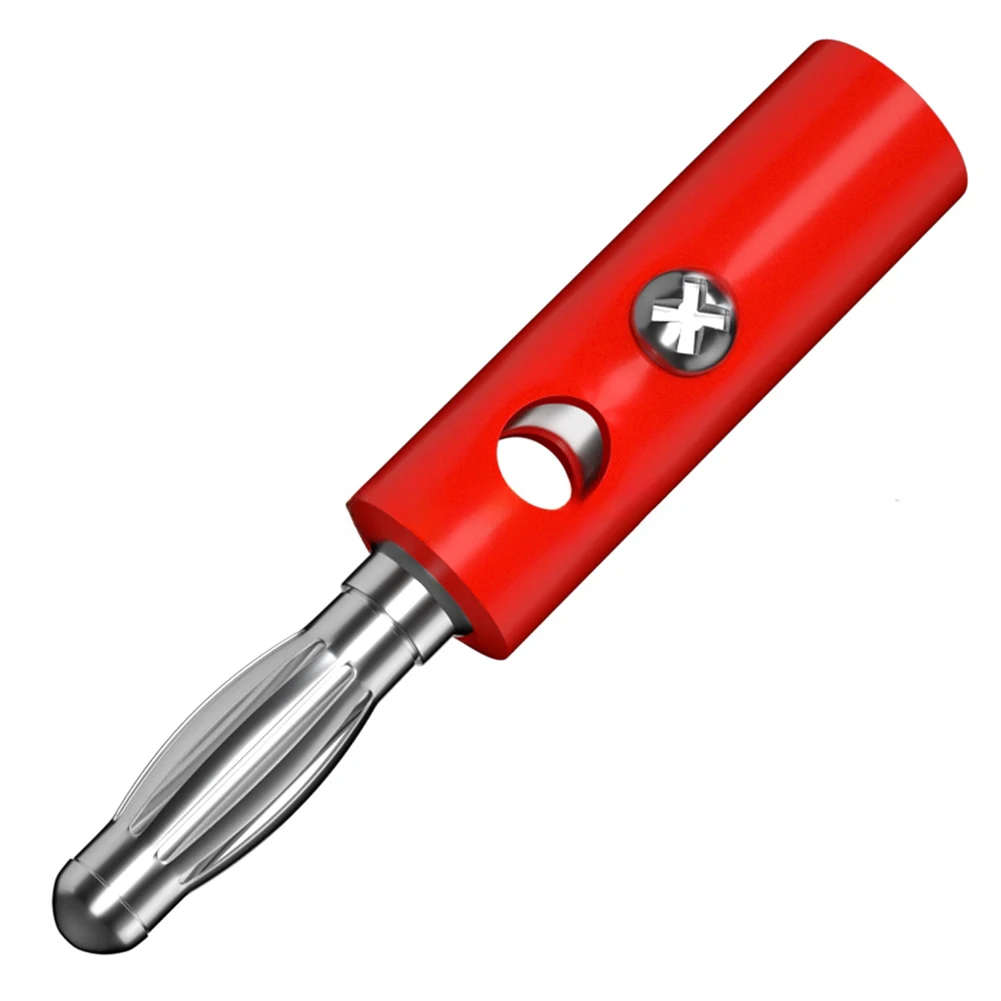 2 Pack Electrical Test Leads with Safety Insulated Crocodile Clips and 4mm Banana Connector for Accurate Testing and Measurement