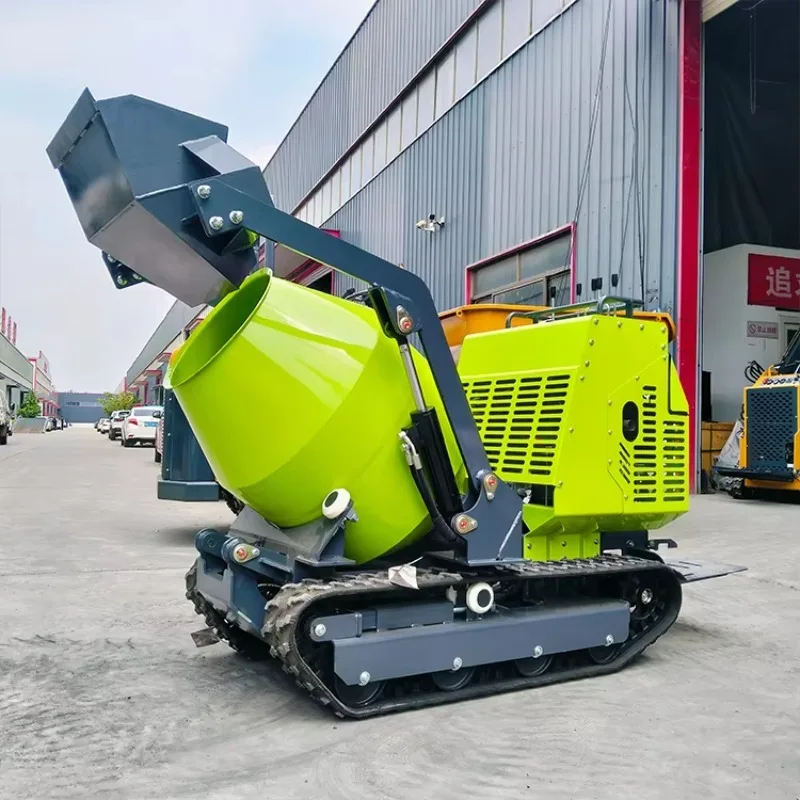 

Бетоносмеситель YG на гусеничном ходу, 750 кг, 300 л, с высокоэффективным насосом и двигателем, для промышленного использования