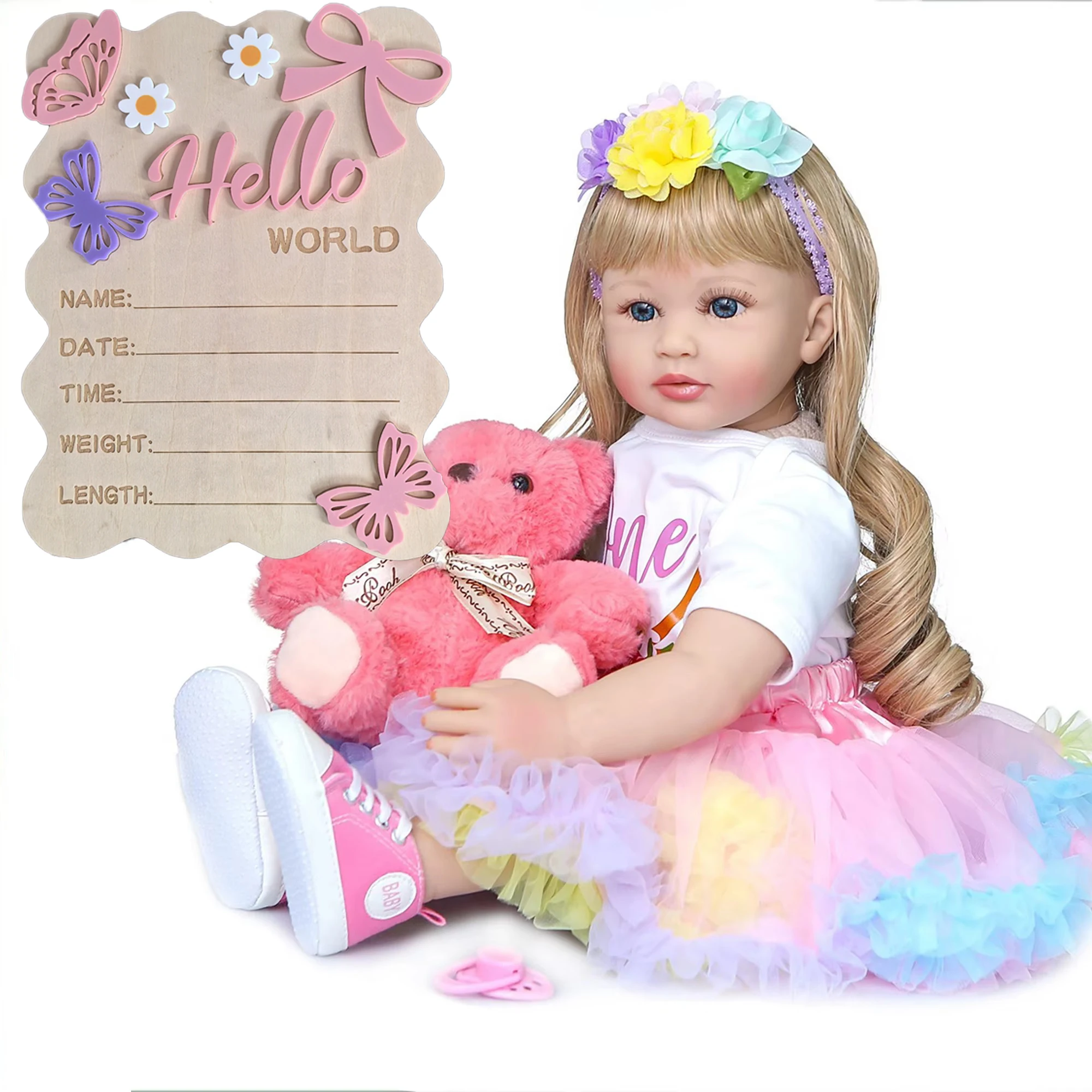 

Лидер продаж, 60 см, мягкая виниловая силиконовая кукла Reborn для малышей NP-1811, 3D-окрашенная ручная работа, имитация кожи, может сидеть или лежать