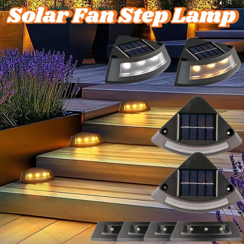 

Solar Step Lights Outdoor Home Garden Decoration Staircase Patio Lights Ambience Decoration Pathfinder Steps Walkway Lights