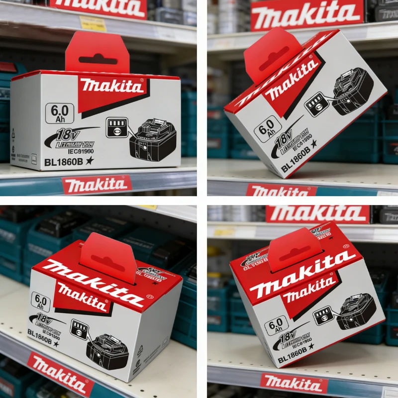 2026 Nuova Batteria Ricaricabile agli Ioni di Litio Originale Makita 18V 6000mAh Batterie Sostitutive 18V BL1860 BL1830 BL1850 BL1860B
