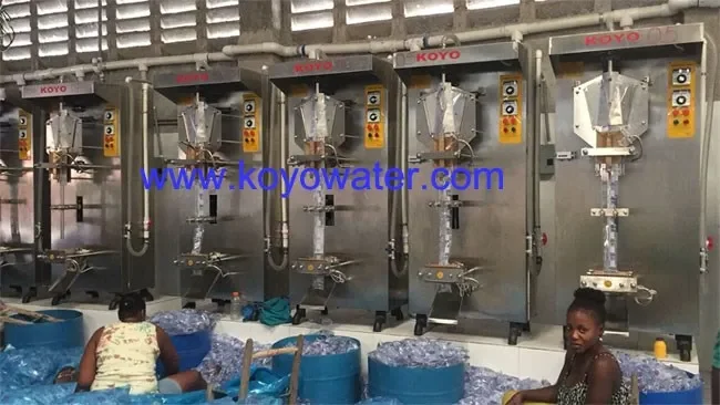 pure water making machine/water plastic bag making machine/sachet water packaging machine