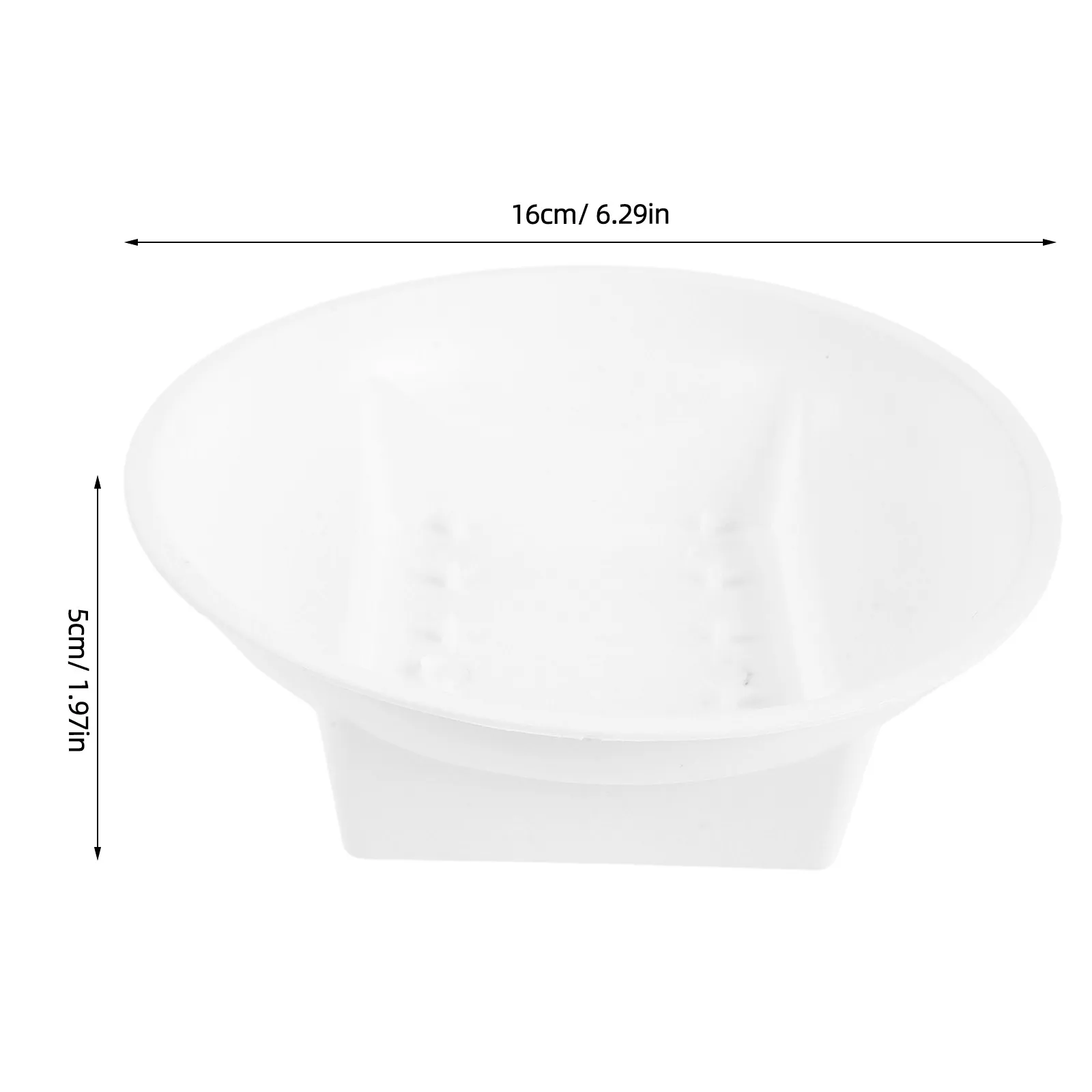 10Pcs Flower Mud Foam Tray Base 6.3x2 White Plastic Floral Foam Holder Floral Arrangement Tray Wedding Fresh Bouquet Fixing - view 3