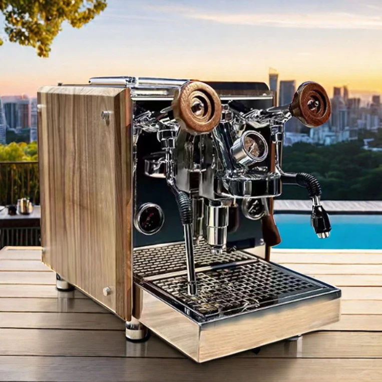 

luxuryPortafilter Italian Cappuccino Smart Professional Dual Boiler Auto Latte Automatic Commercial Espresso Coffee Machine Make