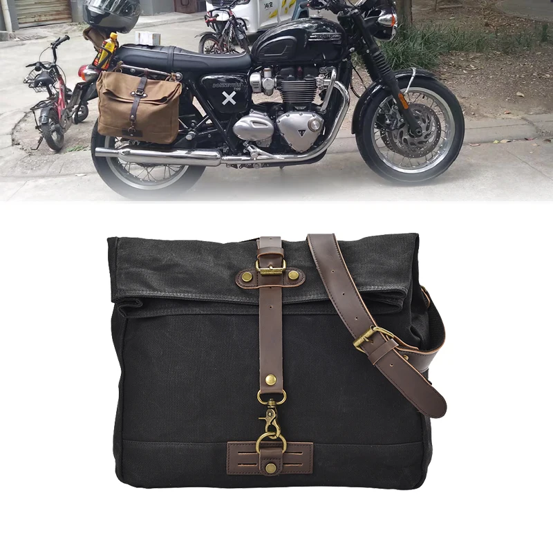 

Седельные сумки, багаж для мотоцикла, боковая сумка для мотоцикла, водонепроницаемая универсальная сумка на боковую раму, ретро дорожный багаж, ящик для инструментов для BMW