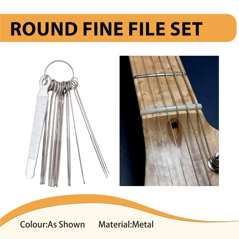 Quality Guitar Piano Pillow Sharpening File Upper Grinding And Deepening String Groove Guitar Repair Tool Repair Tool