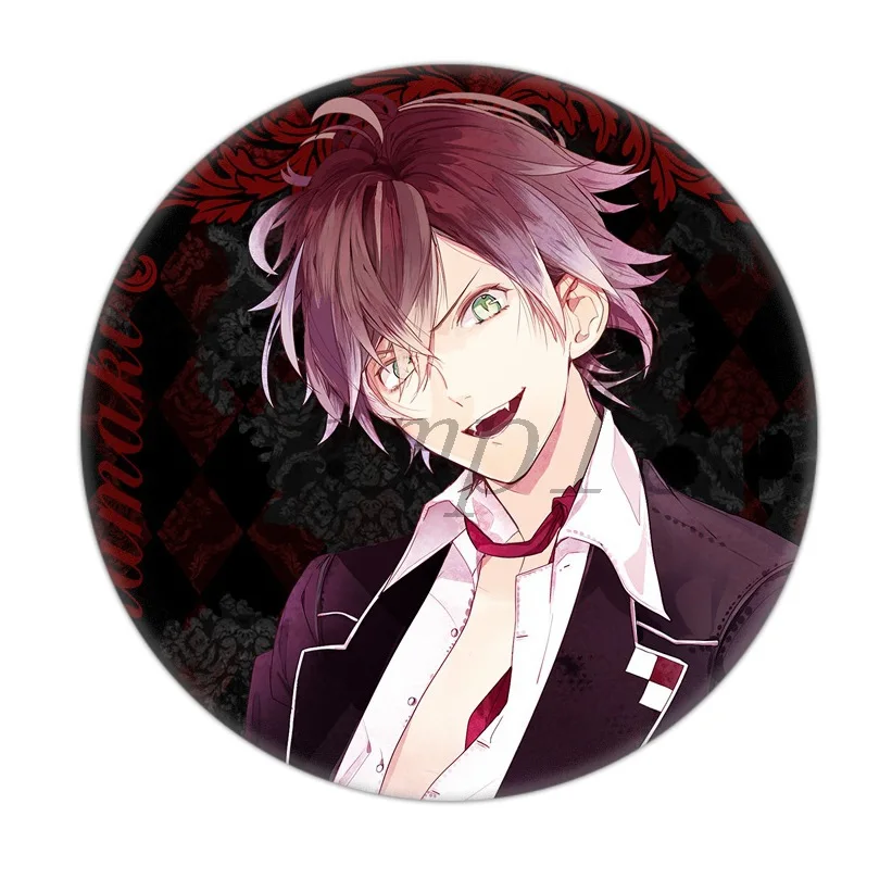 Satoshi Sakanoue Rui Musujin Azusa Musujin Popular Anime Secondary Peripheral 58mm Iron Bottom Round Badge Manga Enamel Pin