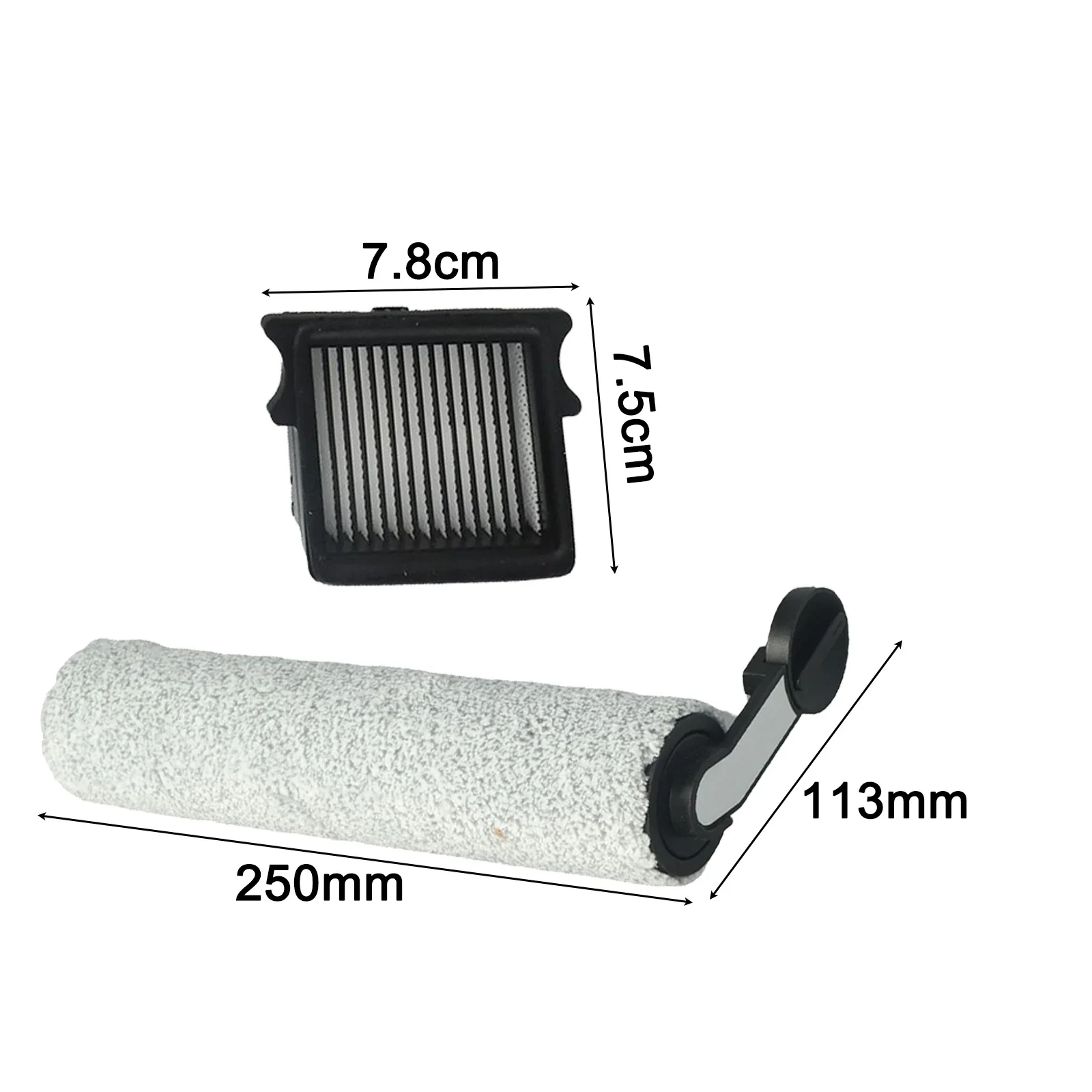 

Main Roller Brush Filter Replacement Set For Ultenic For AC1 For Elite Wet Dry Vacuum Cleaner Accessories Spare Parts