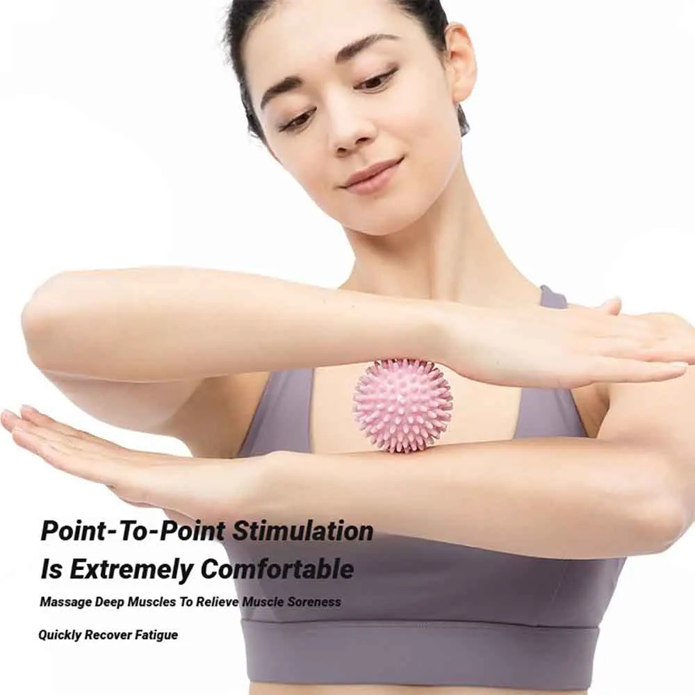 Spiky Hedgehog Massage Ball Yoga Fascia Release Ball Muscle Relax Tool For Shoulder Neck Leg Plantar Meridian Relief Gym Workout gallery 4