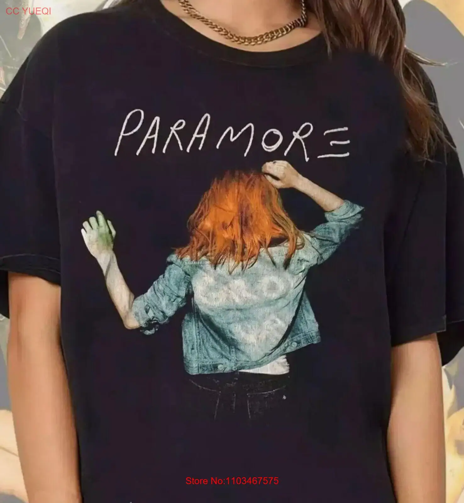Paramore Doodle Art Camisa,Tour Camiseta, Vintage Paramore Album Lyric