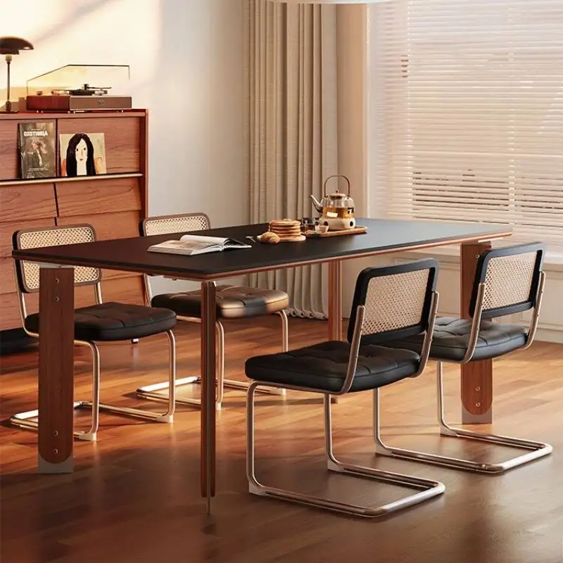 

Party Event China Dining Tables Square Small Space Black Nordic Dining Tables Natural Wood Mesa De Jantar Furniture Home