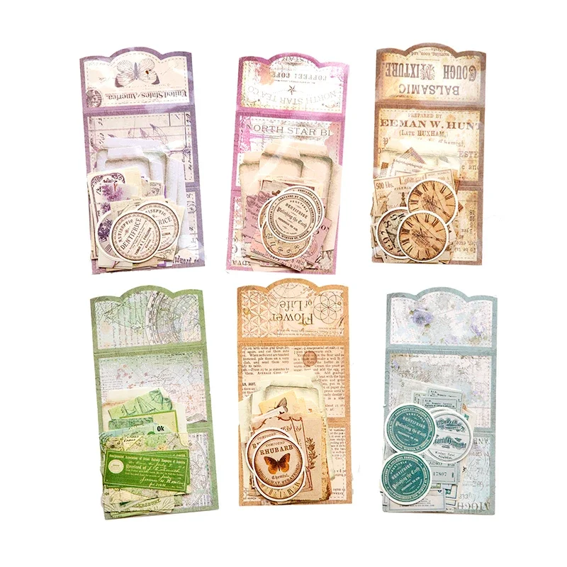 30Pcs Material Paper Envelope Collage Color Writing Decorative Supplies Dusk Dawn Note Writing Pads Notebooks 216*95MM