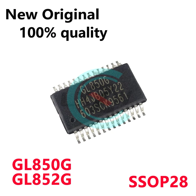 5/PCS New Original  GL850G GL852G SSOP28 USB 2.0 central controller chip In Stock