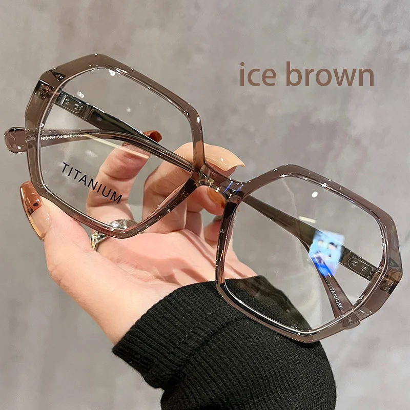Pure Titanium Prescription Reading Glasses Women Niche Designer Style Optical Lenses With Recipe Progressive Multifocal Glasses