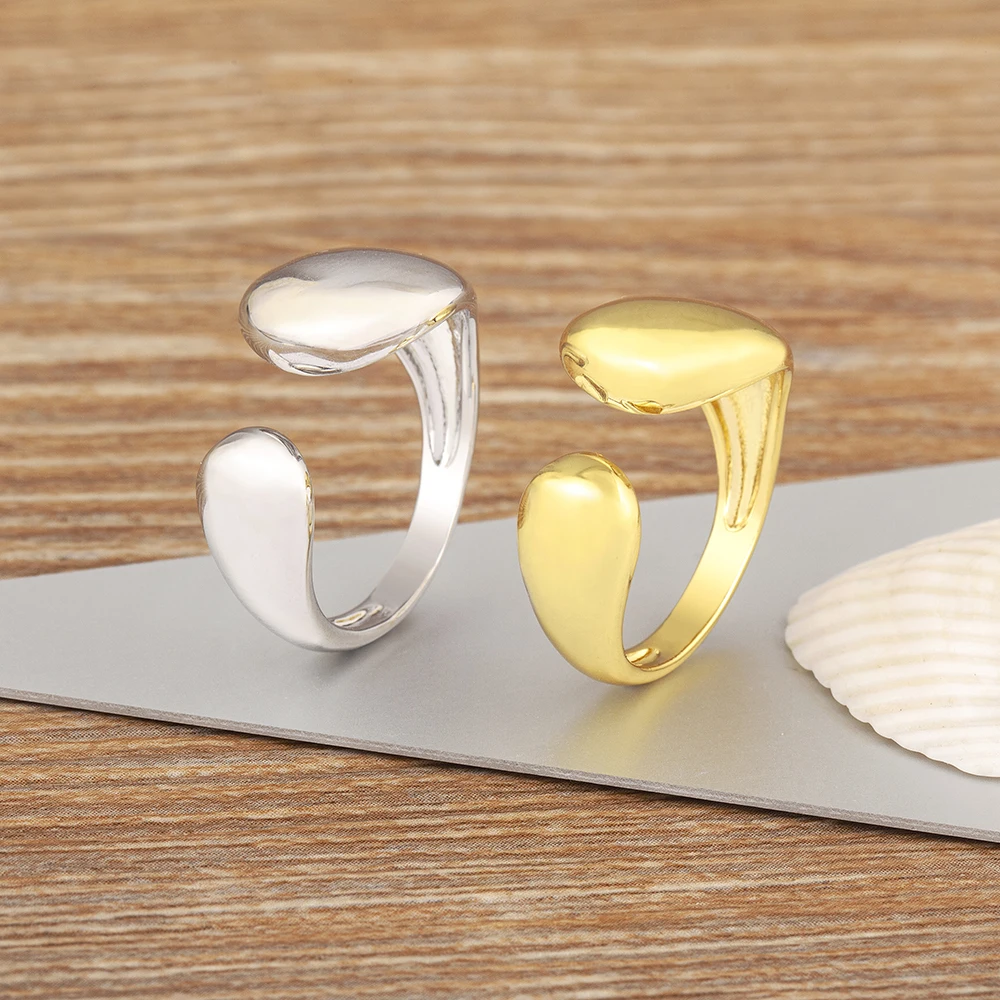 Nieuwe Creatieve Ontwerp Hoofdtelefoon Vorm Charme Ringen Open Verstelbare Voor Vrouwen Hiphop Punk Stijl Vinger Sieraden Persoonlijkheid Geschenken