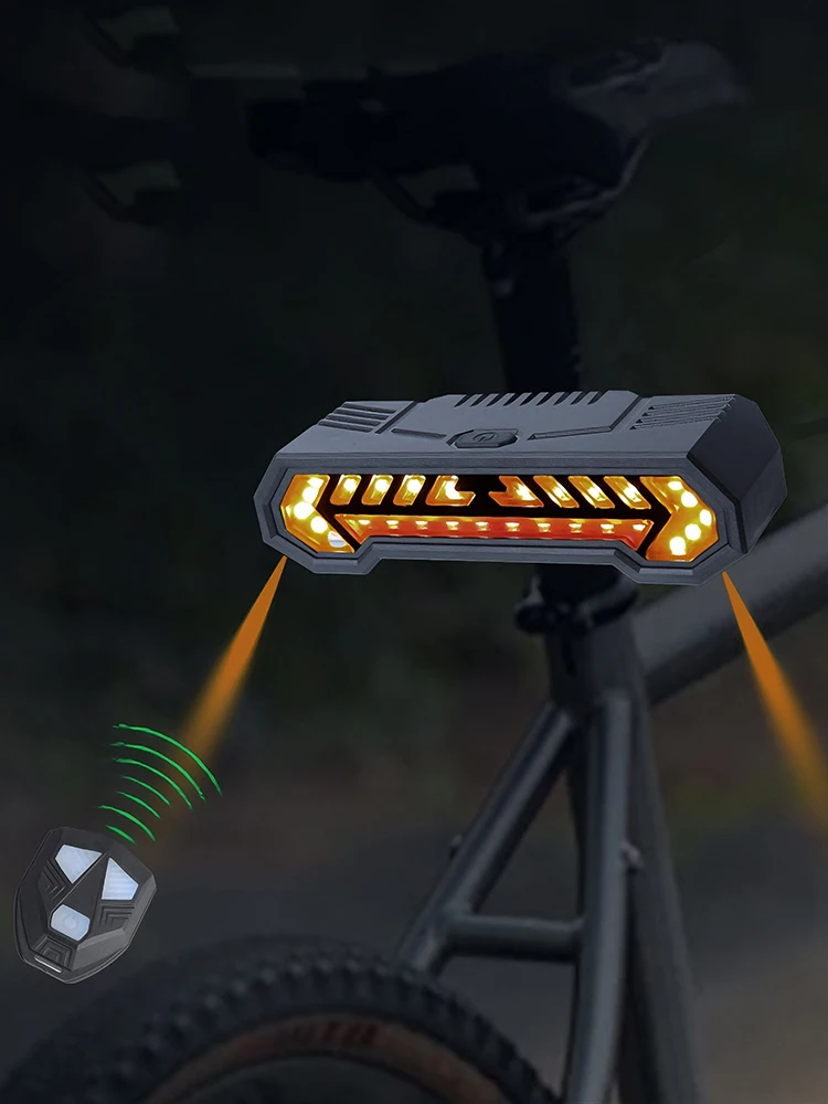AliExpress BUCKLOS Mtb Bike Turn Signal Tail Light Turn Signal Bike Taillight Remote Bicycle Rear Light Rechargeable Bicycle Rear Lights