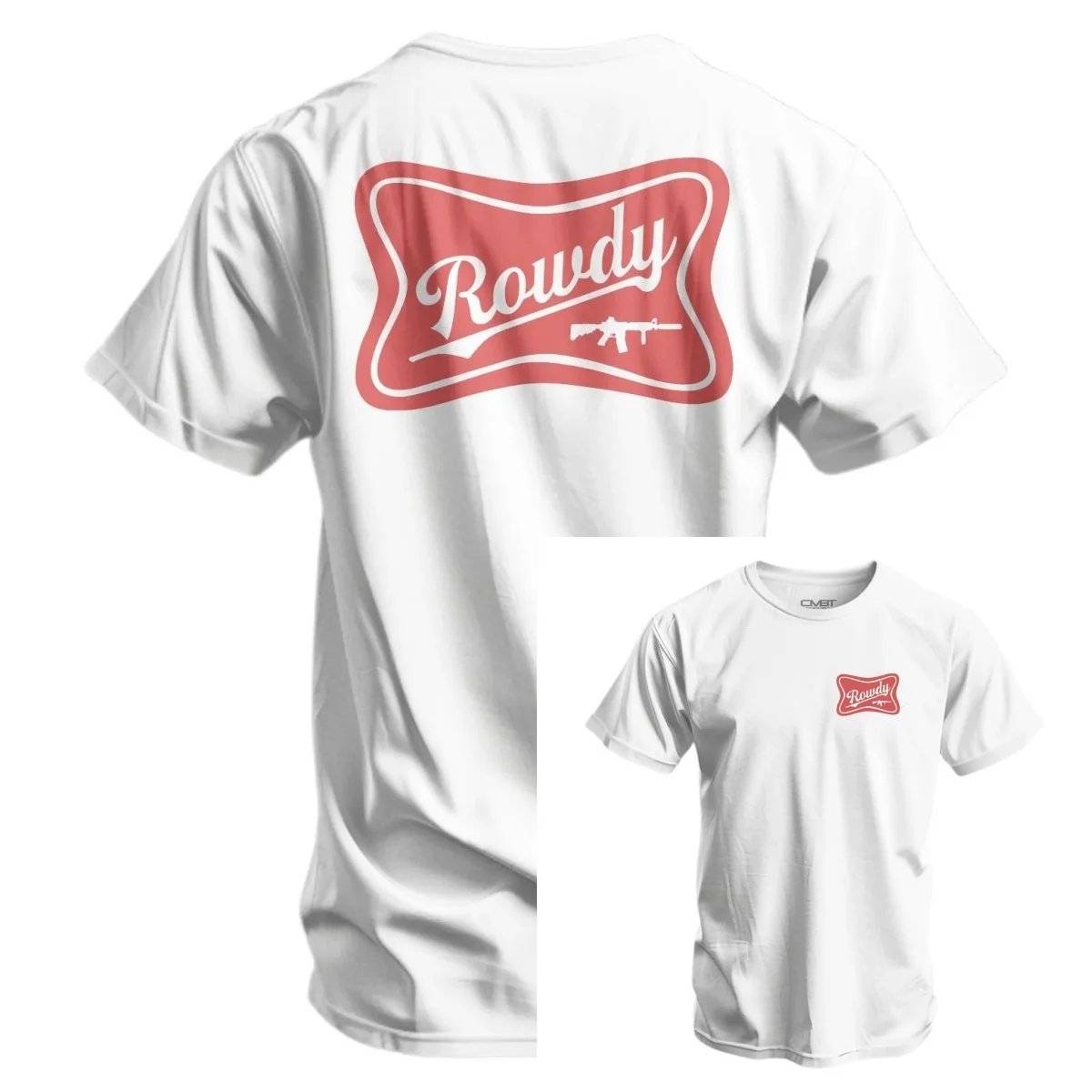 Hot 2026 Rowdy Men's T-Shirt - Combat Iron Military T-shirt - Suitable for Sports Wear Pure Cotton