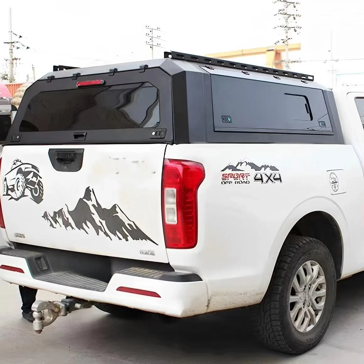 Aviation Steel Truck Bed Topper Hard Camper Shell Pickup Hardtop Canopy for F150 Ranger Toyota Tacoma Hilux Revo Vigo Isuzu Dmax