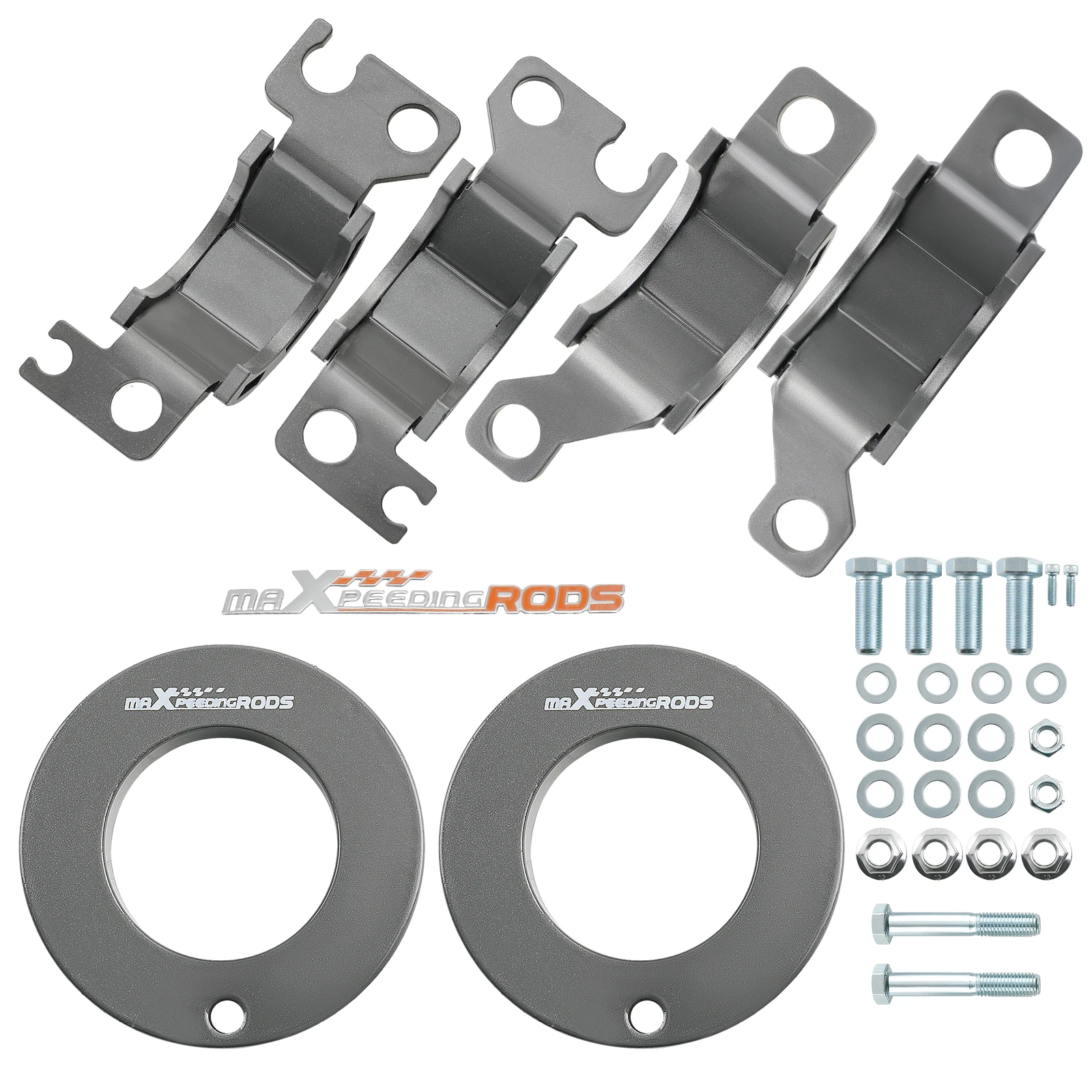 Kit de levage de niveau avant 2 "arrière 2" avec entretoises pour Jeep Cherokee KL 2014-2022 2023