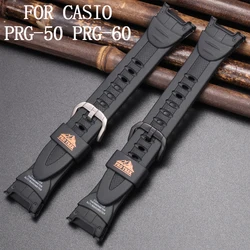 Resin Strap Suitable For Casio Prg 50 Prg 60 Men's Sports Waterproof Replacement Strap Band Watch Accessories