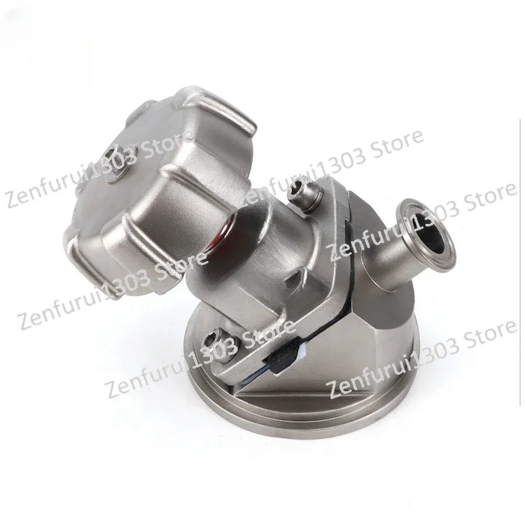 Sanitary Manual Stainless Steel Tank Bottom Diaphragm Valve For Pharmaceutical Industry