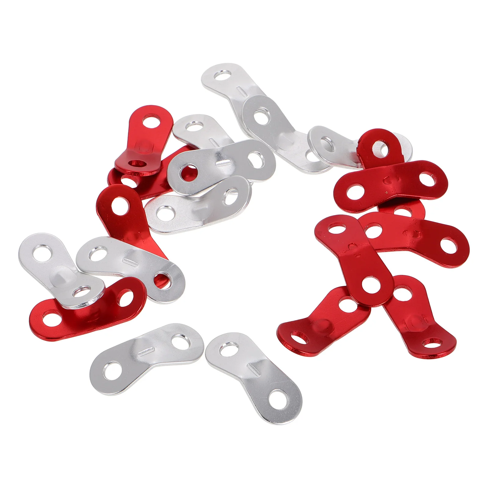 

20 Pcs Tent Accessories Outdoor Fixed Buckle Guyline Adjuster Canopy Red Rope