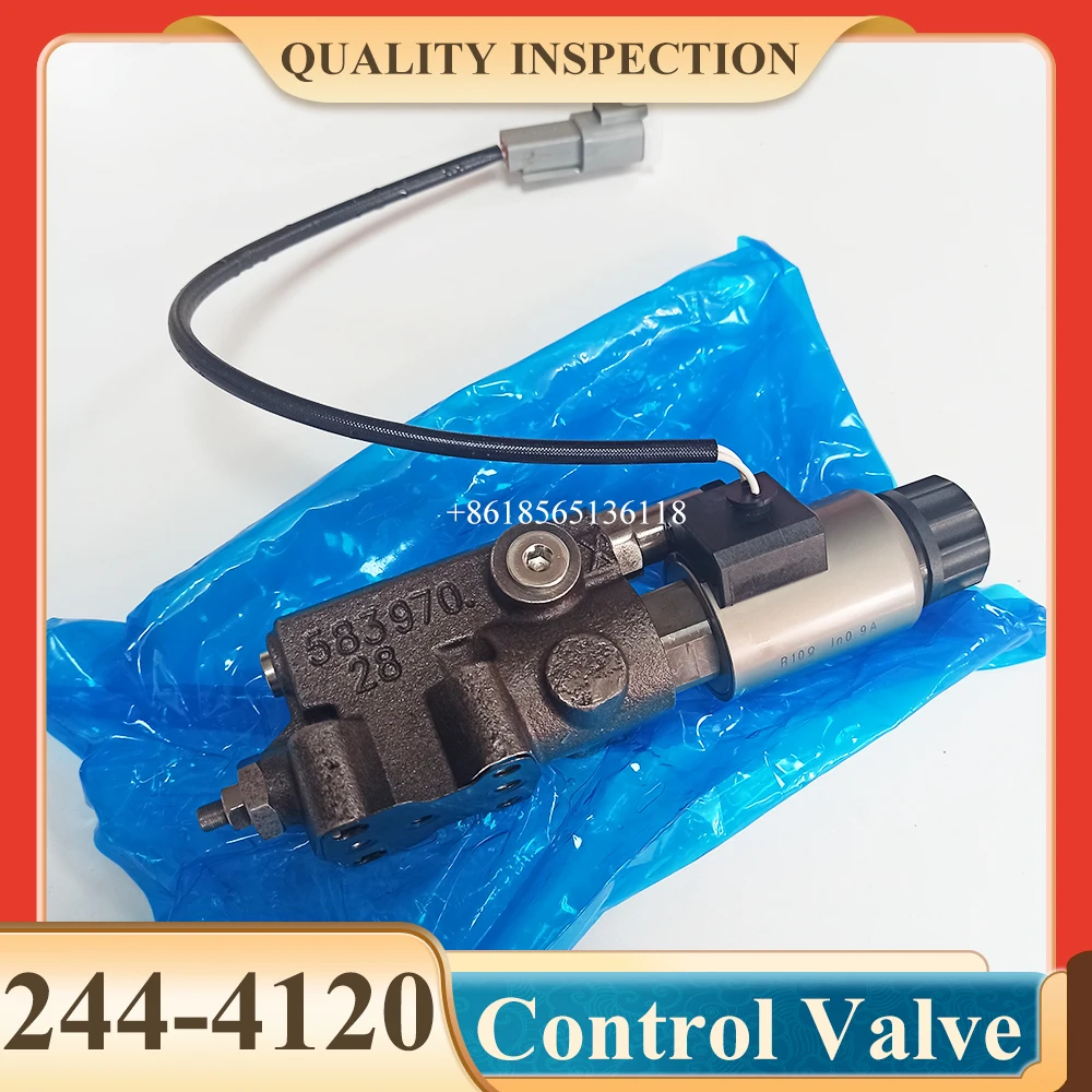 244-4120 Fan Pump Control Valve 2444120 for E329 330 336DC9 C13 Fan Pump Motor Solenoid Valve 2444120 244-4120