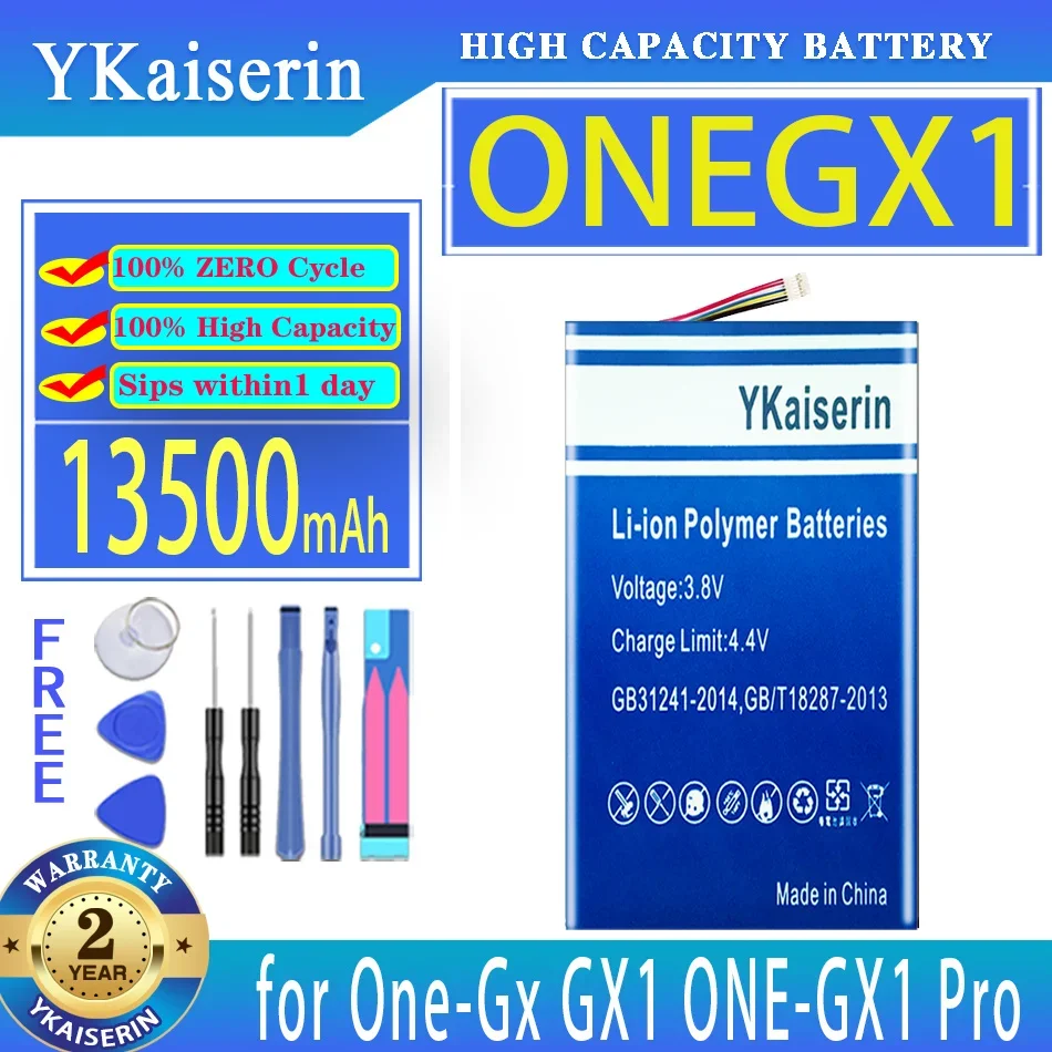 

YKaiserin Battery ONEGX1 (5060120) 13500mAh for One-Netbook 7 inch One-Gx GX1 ONE-GX1 Pro Tablet PC for ONEGX 1 Pro 1Pro Bateria